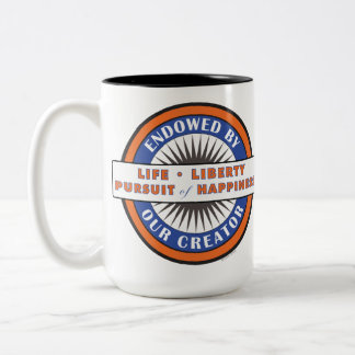 Em Dois Tons Dotado por nosso criador - caneca de café