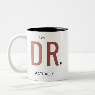Em Dois Tons DR. Mugs, médico caneca de café