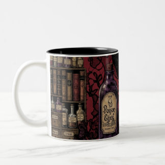 Em Dois Tons Elixires Curiosos & Caneca de Café Gótico Corvo 11