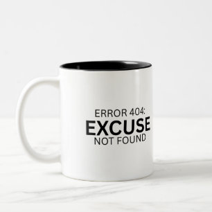 Em Dois Tons Erro 404: Desculpa Não Encontrada Caneca de Café d
