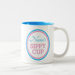 Em Dois Tons Escolha popular! Caneca de café da Nana