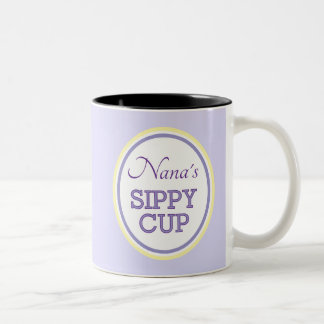 Em Dois Tons Escolha popular! Caneca de café da Nana