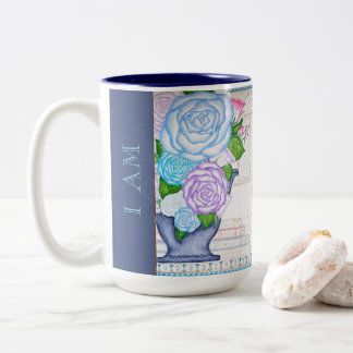 Em Dois Tons EU Estou Calmo - Harmonia Interior Caneca de Café