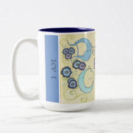 Em Dois Tons EU ESTOU Inspirado - Caneca de Café Sonhar Foco Cr