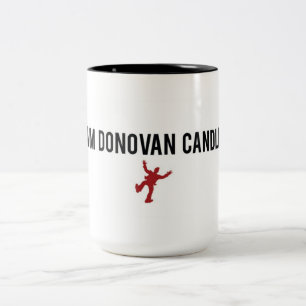 Em Dois Tons Eu sou vela de Donovan - caneca de café