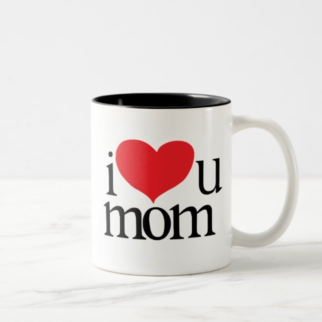 Em Dois Tons eu te amo, mamãe caneca de café (Direita)