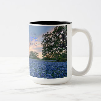 Em Dois Tons forTexas da caneca de café