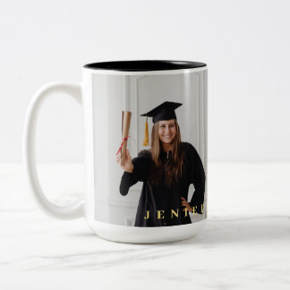 Em Dois Tons Graduação da turma de 2026 Caneca de café Two-Tone