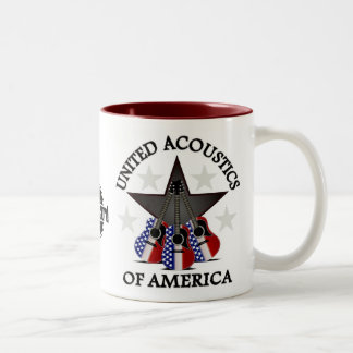 Em Dois Tons Guitarra - caneca de café