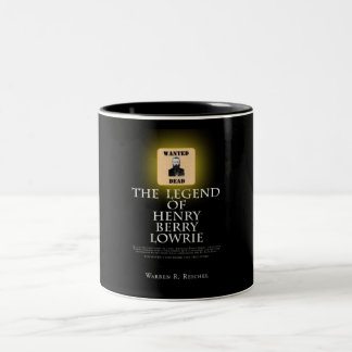 Em Dois Tons HBL - Caneca de café preto com capa do livro