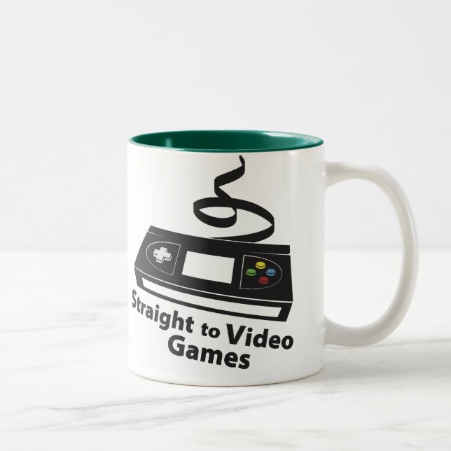 Em Dois Tons Hetero à caneca de café do video games (Direita)