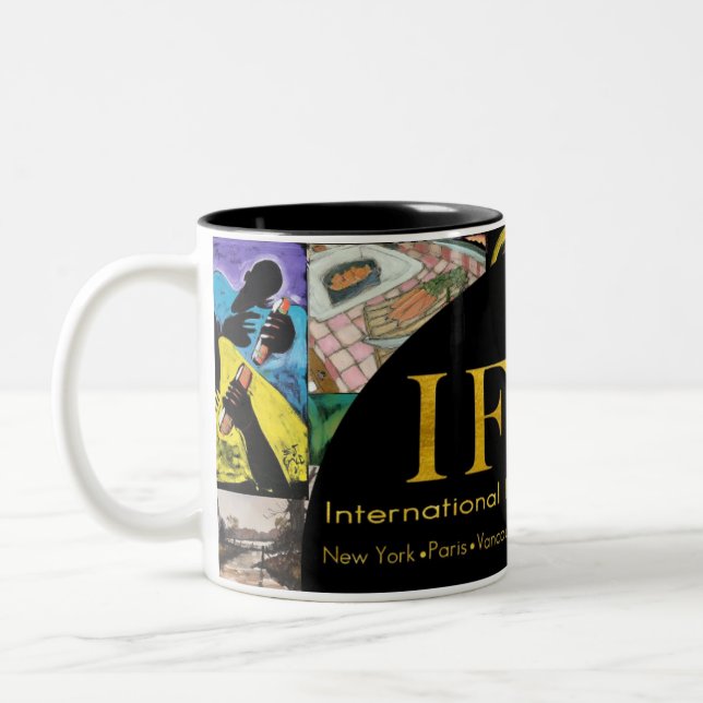 Em Dois Tons IFAC — Caneca de café de duas tonalidades (Esquerda)