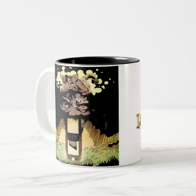 Em Dois Tons Jack London - caneca de café (Frente Esquerda)