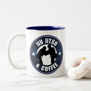 Em Dois Tons Jiu Jitsu e caneca de café