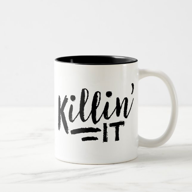 Em Dois Tons Killin ele caneca de café (Direita)