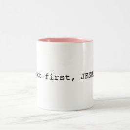 Em Dois Tons mas primeiramente, caneca de café inspirada de