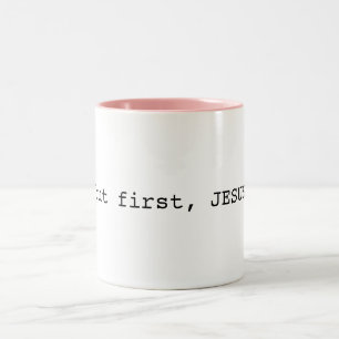 Em Dois Tons mas primeiramente, caneca de café inspirada de