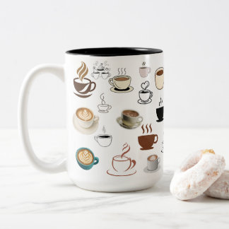 Em Dois Tons Mas Primeiro, Caneca de Café | Cerâmica Divertida