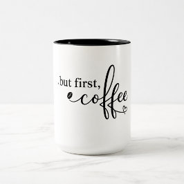 Em Dois Tons Mas Primeiro, Caneca de Citação de Café para Amant