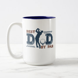 Em Dois Tons Melhor Pai By Par Caneca de Café