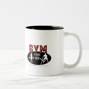 Em Dois Tons Modo Gym Na Caneca De Café - Mais Forte Todos Os D