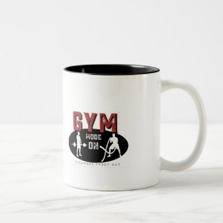 Em Dois Tons Modo Gym Na Caneca De Café - Mais Forte Todos Os D