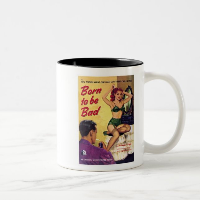 Em Dois Tons Nascer a ser mau - caneca de café (Direita)