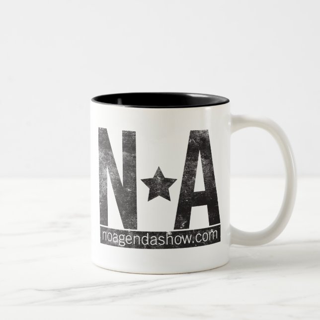 Em Dois Tons Nenhuma caneca de café da agenda (Direita)