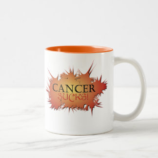 Em Dois Tons O cancer suga a caneca de café