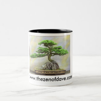Em Dois Tons O zen de no. 1 da caneca de café de Dave