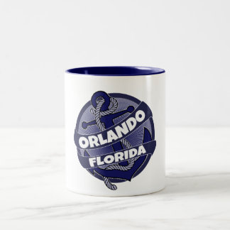 Em Dois Tons Orlando Flórida, caneca de café