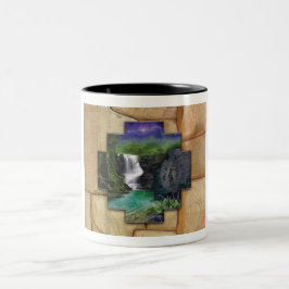 Em Dois Tons Pachamama - Caneca de Café