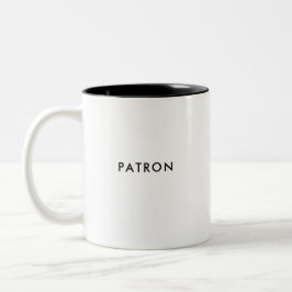Em Dois Tons Patrão | Chefe | Caneca de Café Personalizada Fran