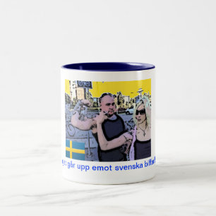 Em Dois Tons Poder sueco #2: Caneca de café (Lg)