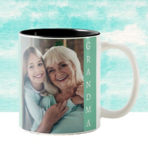 Em Dois Tons Presente perfeito para a Vovó Caneca de Café Two-T