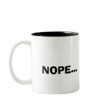 "Primeira Xícara" Caneca de Café Bicolor