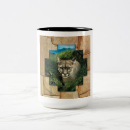 Em Dois Tons Puma - Caneca de Café