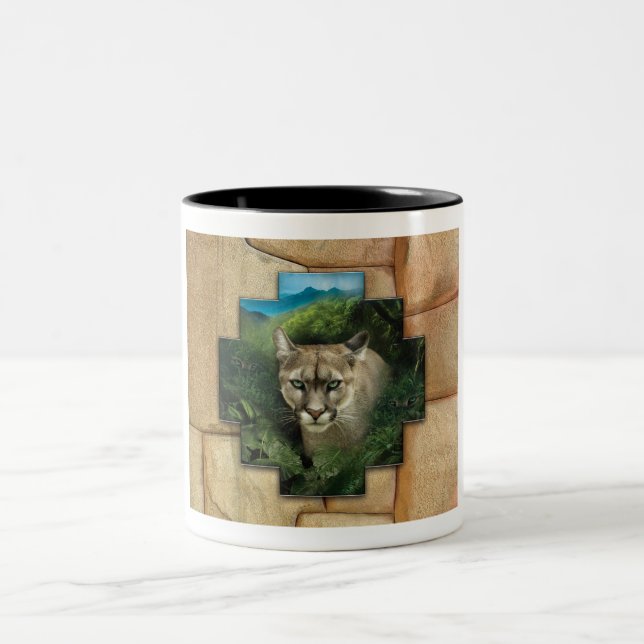 Em Dois Tons PUMA - Caneca de Café (Centro)