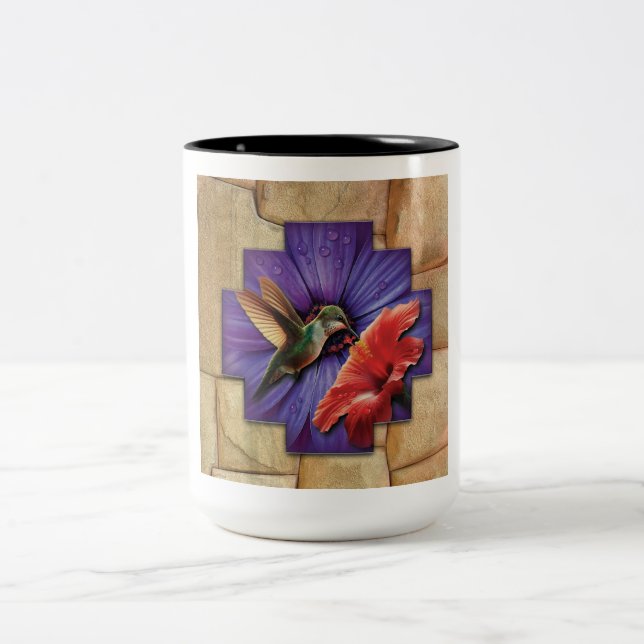 Em Dois Tons Q'enti - Caneca de Café (Centro)