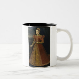 Em Dois Tons Rainha de Mary da caneca 1575 de café escocesa