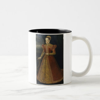 Em Dois Tons Rainha de Mary da caneca 1575 de café escocesa