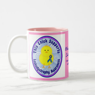 Em Dois Tons Rosa da caneca do café da consciência de