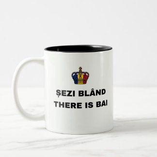Em Dois Tons SENTE-SE BEM, EXISTE CANECA DE CAFÉ BAI Two-Tone