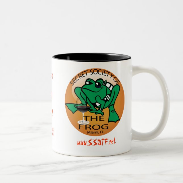 Em Dois Tons Sociedade secreta da caneca de café do sapo (Direita)