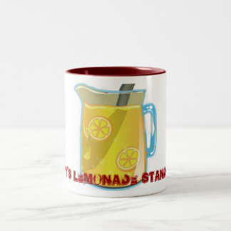 Em Dois Tons Suporte de limonada oxidado .com da caneca de café