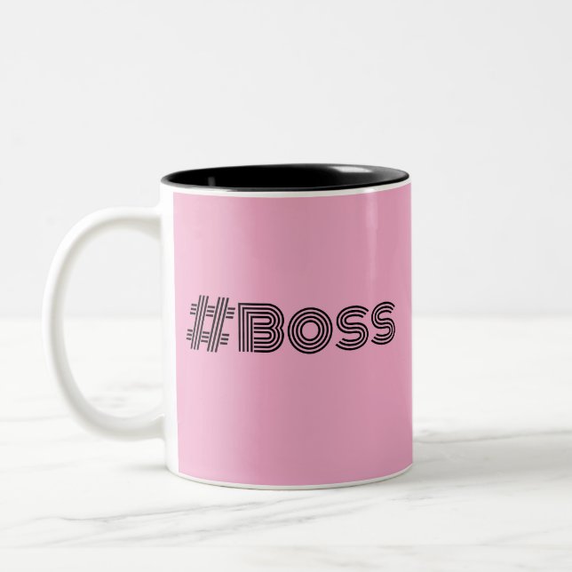 Em Dois Tons Trabalhe como uma caneca de café Design (Esquerda)