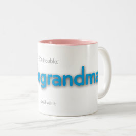 Em Dois Tons tromblegrandma! Caneca de café de duas tonalidades