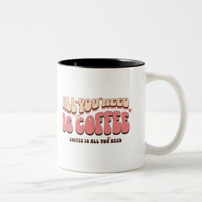 Em Dois Tons Tudo que você precisa é de uma caneca de café (Direita)