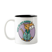 Você é a caneca de café de pijamas do gato