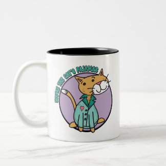 Em Dois Tons Você é a caneca de café de pijamas do gato
